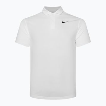 Férfi teniszpóló Nike Court Dri-Fit Polo Solid fehér/fekete