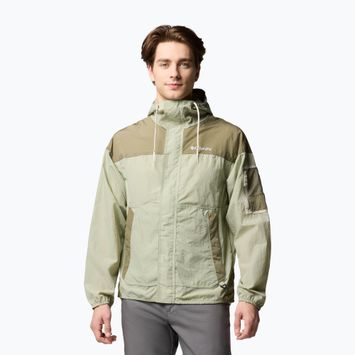 Columbia Challenger II Windbreaker szafari/stone zöld férfi softshell dzseki