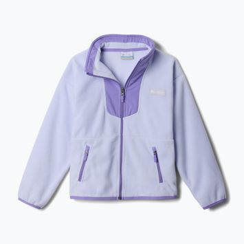Columbia Sequoia Grove Full Zip Fleece gyermek melegítőfelső snowdrift/paisley lila