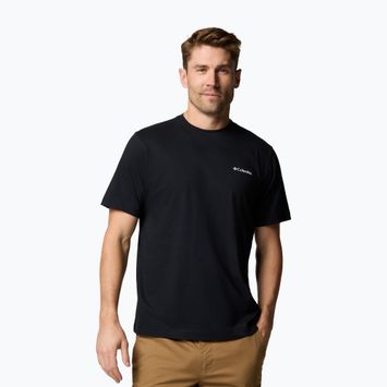 Férfi Columbia Kettle River Back Graphic Tee fekete/trailgui póló