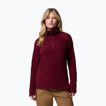 Női polár pulóver Columbia Glacial IV 1/2 Zip rich wine