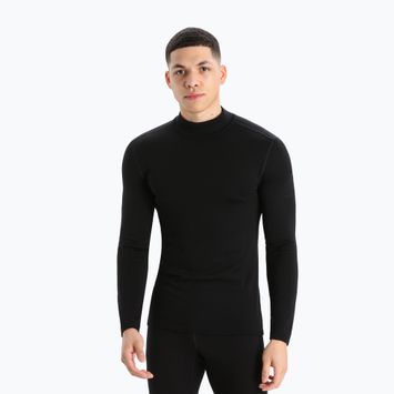 Férfi termikus pulóver icebreaker 260 Tech Turtleneck fekete