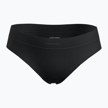 Női thermo bugyi icebreaker Merino Rib Lotus Hipster black