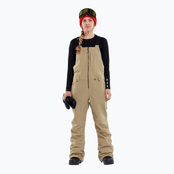 Női snowboard nadrág Volcom Swift Bib Overall khaki színben