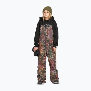 Gyermek snowboard nadrág Volcom Barkley Ins Bib Overall savanyú