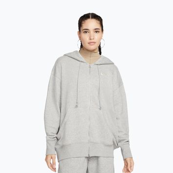 Női pulóver Nike Sportswear Phoenix Fleece dark grey heather/sail