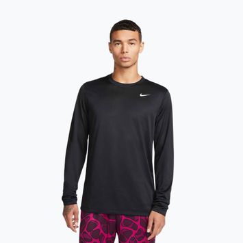 Férfi Nike Dri-FIT Legend hosszú ujjú edzőruha fekete/matte ezüst
