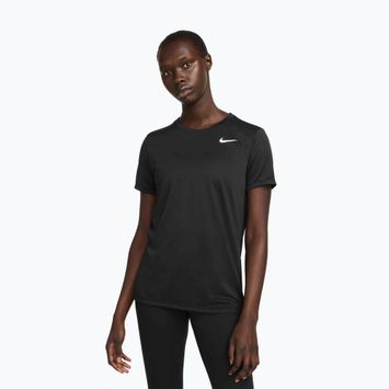 Női edzőpóló Nike Dri-Fit black/white