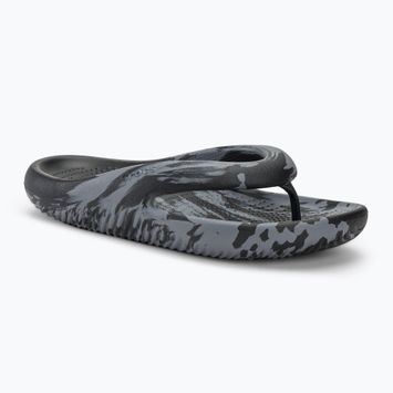 Crocs Mellow Marbled Recovery fekete/szürke flip flop