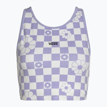 Női top Vans Longline Racerback Bralette Floral checkerboard/sweet lavender