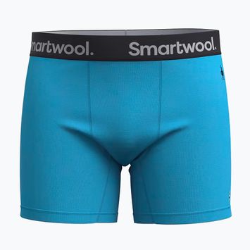 Férfi Smartwool Merino Boxer Brief thermo boxeralsó pool kék