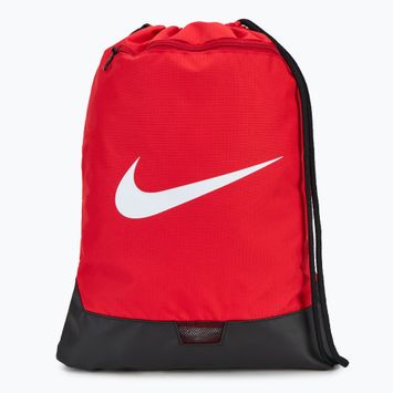 Zsák Nike Brasilia 9.5 18 l university red/ black/ white