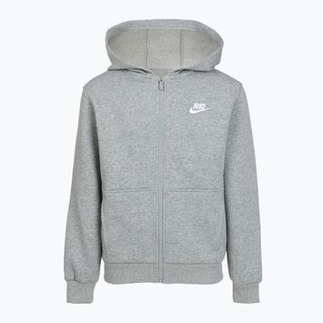 Gyerekpulóver Nike Sportswear Club Fleece dark grey heather/base grey/white