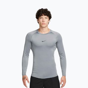 Férfi hosszú ujjú edzőfelső Nike Pro Dri-Fit Tight Fitness smoke grey/black