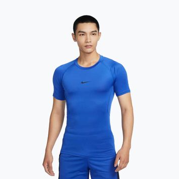 Férfi edzőpóló Nike Pro Dri-Fit Tight Fitness game royal/black
