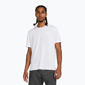 Férfi futópóló Under Armour Streaker Splatter white/white/reflective