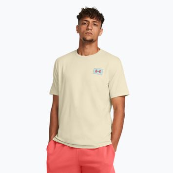 Férfi póló Under Armour Colorblock Logo LC silt/coho