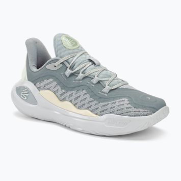 Under Armour Curry 11 YW halo gray/steel/white clay kosárlabda cipő