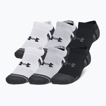Under Armour Performance Tech Crew 6 pár mod szürke/mod szürke/jet szürke zokni