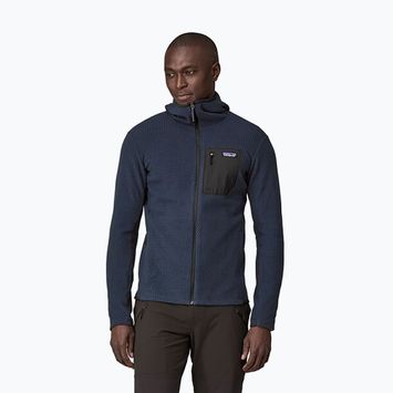 Férfi Patagonia R1 Air Full-Zip trekking pulóver új navy