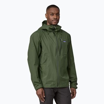 Férfi Patagonia Granite Crest Esőkabát torrey pine zöld