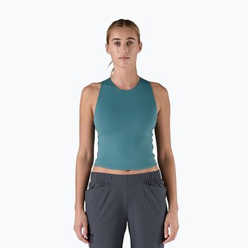 Női Patagonia Reversible Tank wetland kék trekking póló