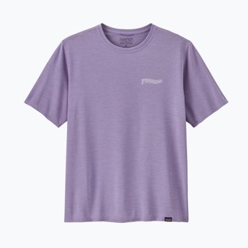 Férfi Patagonia Cap Cool Daily Graphic Shirt Waters forgotten island/concrete purple x-dye férfi póló
