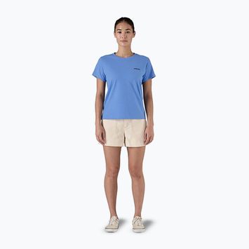 Női Patagonia P-6 Logo Responsibili-Tee bőséges kék