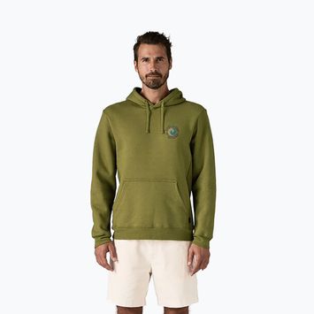 Férfi Patagonia Unity Fitz Uprisal Hoody graze zöld