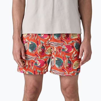 Patagonia férfi rövidnadrág Baggies 5" wrasse/pollinator narancssárga