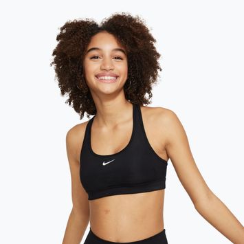 Gyermek edzőmelltartó Nike Swoosh black/white