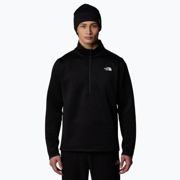 Férfi trekking pulóver The North Face Vertical Thermal 1/4 Zip fekete