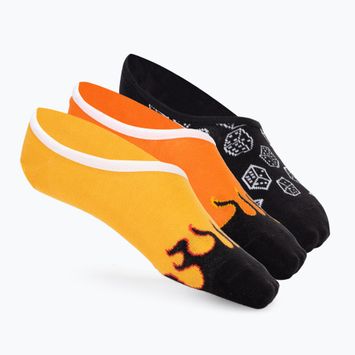 Vans Retro V Canoodle női zokni 3 pár karneolszínű zokni