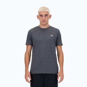 Férfi New Balance Sport Essentials Heathertech fekete heather póló
