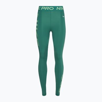 Női edző leggings Nike Pro Dri-FIT Mid-Rise 7/8 Graphic bicoastal/vapour green/white női edző leggings