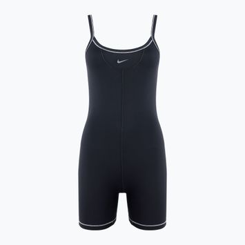 Női Nike One Dri-FIT Short fekete/világos narancsbarna/hidegszürke kezeslábas