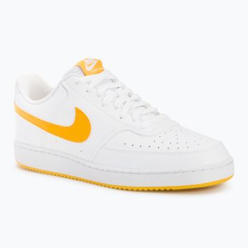 Férfi Nike Court Vision Low Next Nature fehér/egyetemi arany cipő