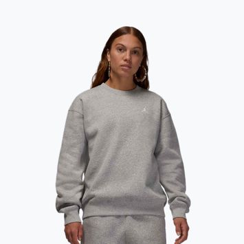 Női pulóver Jordan Brooklyn Fleece dark grey heather/white
