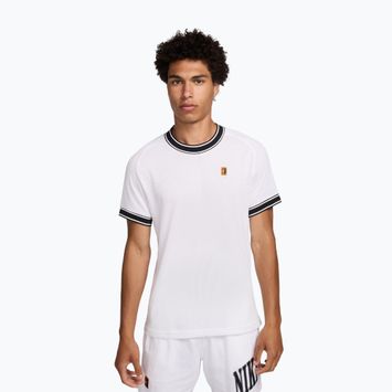 Férfi teniszpóló Nike Court Heritage white/black