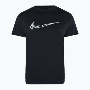 Női futópóló Nike One Dri-Fit black/white