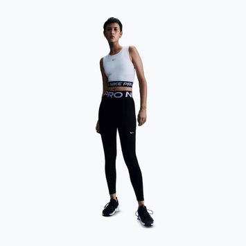 Női edzőpóló Nike Pro Dri-Fit white/black