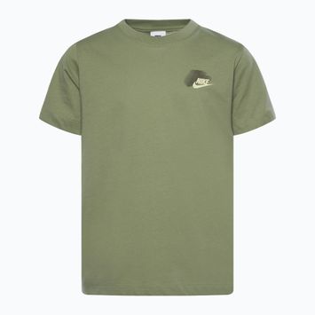 Gyerek póló Nike Sportstwear Standard Issue oil green