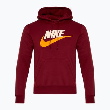 Férfi pulóver Nike Club Fleece Hoodie team red/team red