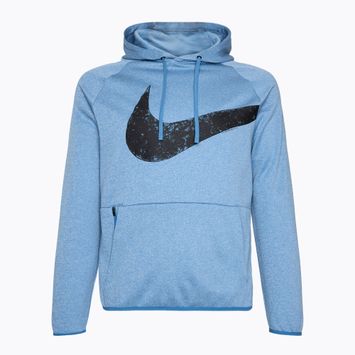Férfi pulóver Nike Therma-FIT Fitness aegean storm/black