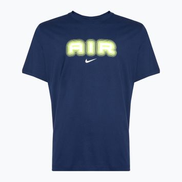 Férfi póló Nike Air Graphic midnight navy/volt