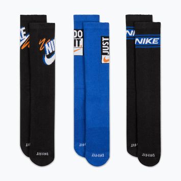 Zokni Nike Everyday Plus Crew 3 pár multi-color/902