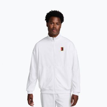 Férfi tenisz pulóver Nike Court Heritage white/white