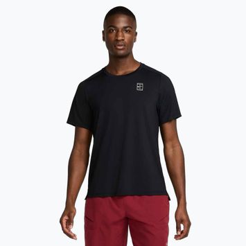 Férfi Nike Court Dri-Fit Advantage teniszpóló fekete / fehér