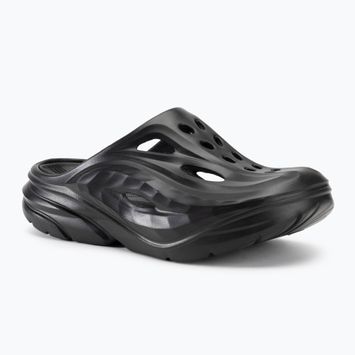 HOKA Ora Recovery Mule flip-flopok fekete/fekete