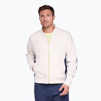 Férfi HOKA Kaitoro Knit alabaster / versity navy futókabát